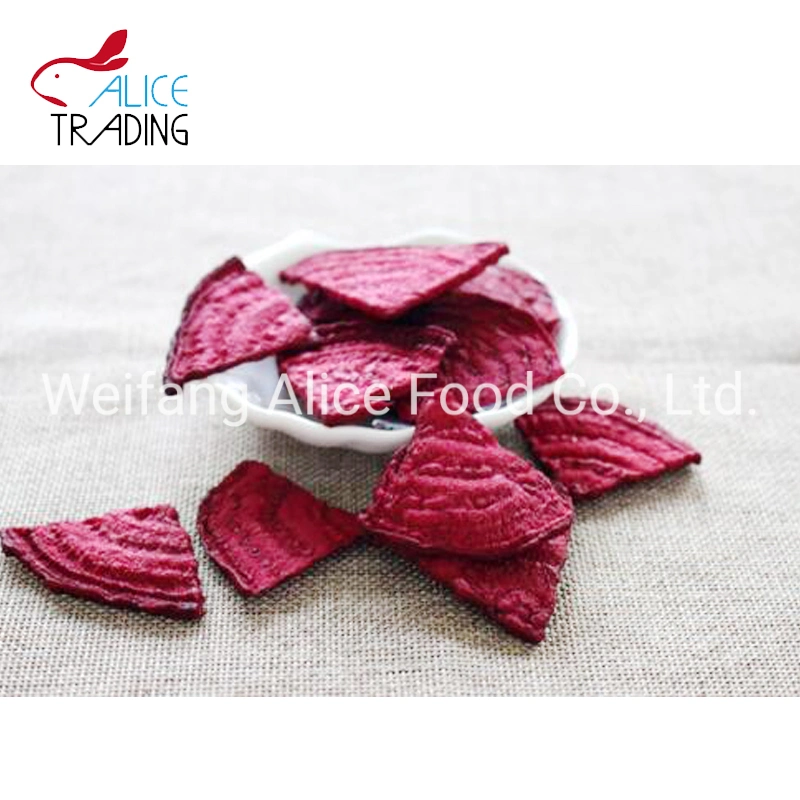 Dehydrated Vegetables Snack Vacuum Fried Beet Root Chips