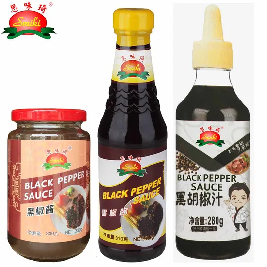 Sauce aux haricots noirs Amazon avec service OEM et sans gluten pour poisson/épicerie/exportation/Walmart/Supermarché Carrefour