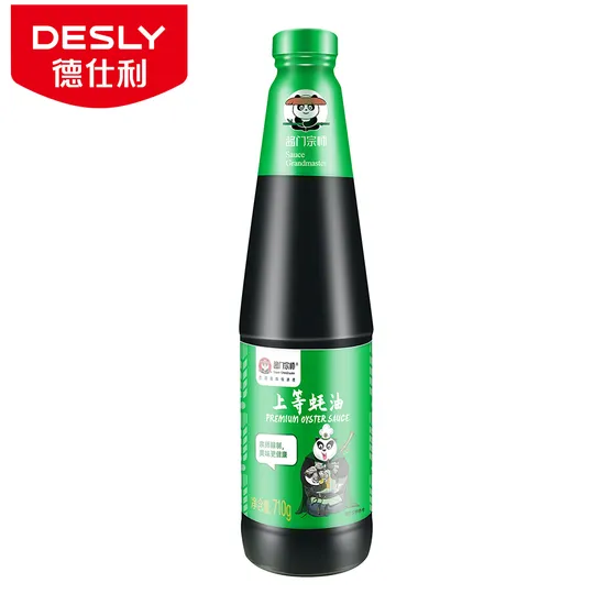 Vente chaude Sauce aux fruits de mer en gros 710 G Sauce aux huîtres Golden Label avec prix d'usine